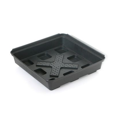 Facile à assembler pot de fleurs de jardin en plastique pour la décoration et le verdissement du jardin