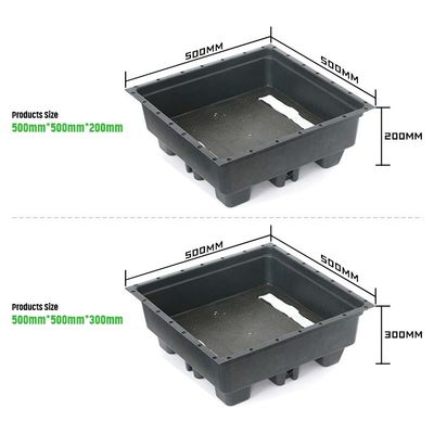 Système de jardinage en plastique pour jardiniers extérieurs