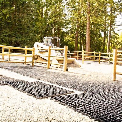 Grille en plastique durable pour la stabilisation des prairies