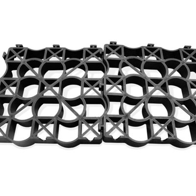 Pavés en plastique pour le sol Géocelle Gravier Paddock Grille Cheval Herbe et maison de ferme