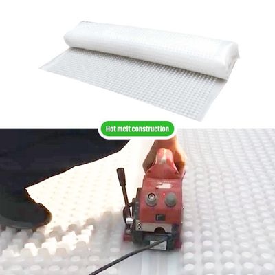 Système modulaire de toiture verte Hdpe drainage à membrane creuse