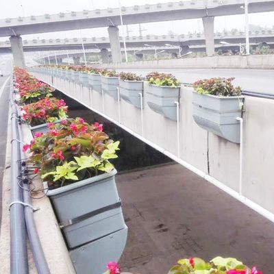 Jardin de fleurs en plein air à plusieurs niveaux Balcon Grand planteur blanc avec boîte supplémentaire