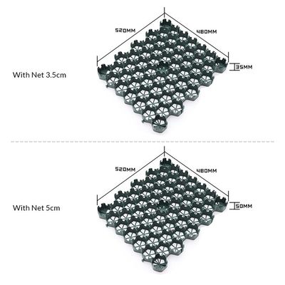 Réseau de pavés en plastique Hdpe pour protéger le gazon 4 Quantité par mètre carré