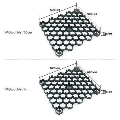 Pavé de gravier stabilisé en plastique HDPE pour la pierre de grille stable et du sol dans l'industrie hôtelière