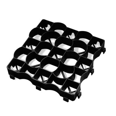 333x333x50mm Réseau de revêtement de sol en plastique pour pelouse en PEHD