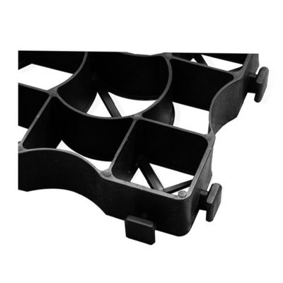 333x333x50mm Réseau de revêtement de sol en plastique pour pelouse en PEHD