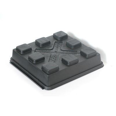 Système de plateaux de toit vert pour le verdissement du toit pot de fleurs de jardin décoratif