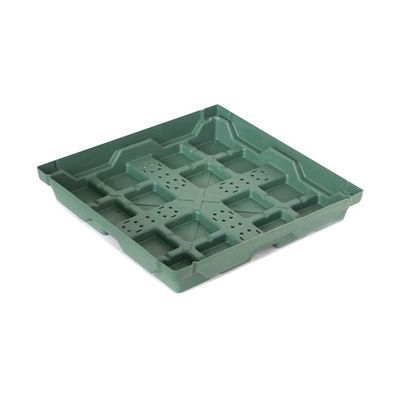 Matériau PP pot de fleurs de jardin décoratif pour fabrication de plateaux de toit vert modulaires