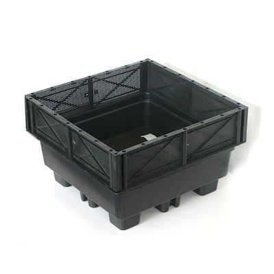 Modules de toits verts de forme carrée en PP Matériau plastique Jardin Plateau de plantation facile à installer