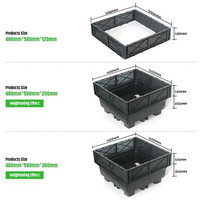 Système de plateau modulaire écologique Sedum pour la plantation de fleurs et de légumes