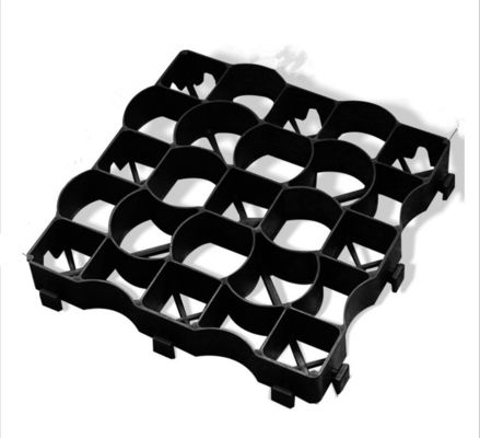 330*330*50MM Pavés à gazon poreux en PEHD Grilles en plastique pour les parkings