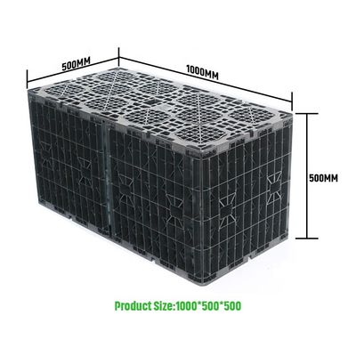 Capacité de stockage d'eau de 468L réservoir de collecte d'eau de pluie d'atténuation souterraine en plastique
